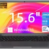 2025 SGIN 15.6" Full HD Laptop 8GB RAM 256GB SSD Windows 11 7000mAh WiFi5 HDMI